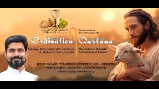 Priestly Ordination amp First Holy Qurbana  Deacon Jaleesh Eluvathingal CMI [upl. by Ralat]