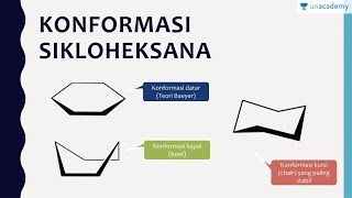 Konformasi Sikloheksana Kimia  SBMPTN UN SMA [upl. by Carlock]