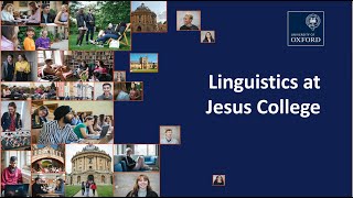 Linguistics at Jesus College Oxford Uni [upl. by Ramona]