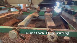 Duplicating a Rifle Gunstock  Wood Carver Duplicator [upl. by Aneleve]