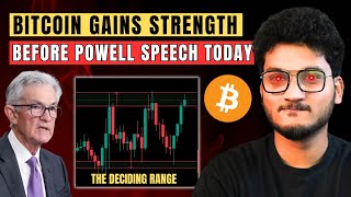 🚨 Bitcoin Shows Strength Before Powell Speech Today  Crypto Market Update [upl. by Mattox]