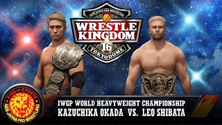 Kazuchika Okada vs Leo Shibata  Loser Leaves Japan  NJPW WrestleKingdom Night 1 Jan4th Highlights [upl. by Nived872]