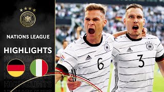 Germany stun Italy in 7goalmatch  Germany vs Italy 52  Highlights  Nations League [upl. by Ecinaej12]