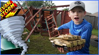 Military Toy Rescue After Big Thunderstorm Crushed My Playground [upl. by Nashbar716]