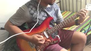 I GIVE YOU GLORY outbreak band lead guitar cover [upl. by Eelsew]