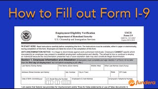 How to Fill out Form I9 Easy StepbyStep Instructions [upl. by Leunas]