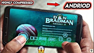 Don Bradman Cricket 17 Download For Andriod  DBC 17 ON ANDRIOD  REALITY [upl. by Vola]