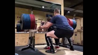 Eddie Berglund 73 260 kg squat triple [upl. by Ahsennek]