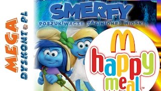 Happy Meal  Smerfy Poszukiwacze zaginionej wioski  McDonalds  Unboxing [upl. by Airel]