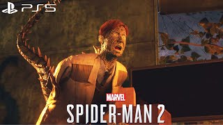 Dr Connors Lizard Transformation  Kraven Stabs SpiderMan  SpiderMan 2 PS5 [upl. by Siderf]