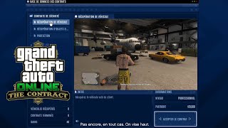 CONTRACT RECUPERATION DE VEHICULE GTA ONLINE THE CONTRACT DEVERROUILLER PORTE DU HANGAR GTA5 [upl. by Atinyl250]