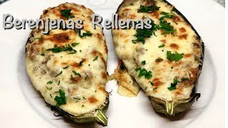 BERENJENAS RELLENAS 🍆  Cómo hacer berenjenas rellenas de carne y yogurt griego 63 [upl. by Abagael]