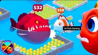 Fishdom Ads  Hungry Fish New Update 342 Fishdom Adsfishdom [upl. by Hsenid]