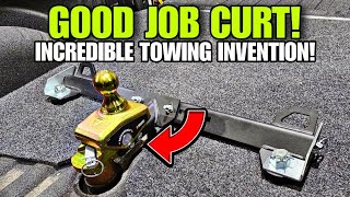 BRILLIANT INVENTION from CURT Offset Gooseball for Gooseneck and RV Towing [upl. by Odrude]