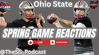 Ohio State Spring Game Reactions [upl. by Llerat]