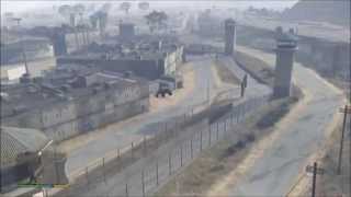 GTA 5 Prison stunt jump 13 and escape withoud dieing [upl. by Saiasi]