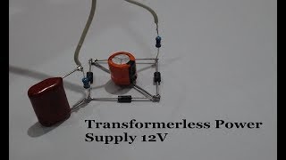 How To Make A Transformerless Power Supply  12V Power Supply With Zener Protection [upl. by Killy148]