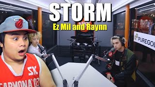 EMZ REACTS TO quotEz Mil and Raynn perform “Storm” LIVE on Wish Busquot ｜ REACTION [upl. by Arita425]