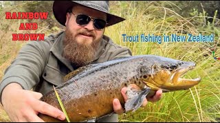 FLY FISHING For BROWN TROUT In New Zealand Ep 210 [upl. by Neeven]