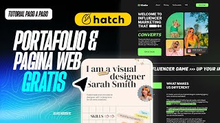 Como Crear Una PAGINA WEB GRATIS 2024 ✅ Como Crear una Pagina Web Gratuita ✅ Hatchone Paginas Web [upl. by Parker]