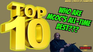 The Top Ten MCOC Champions Of All Time 2014 to 2023 [upl. by Alaric]