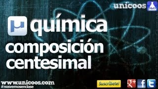 QUIMICA Composicion centesimal BACHILLERATO formula empirica molecular Proust [upl. by Elroy]