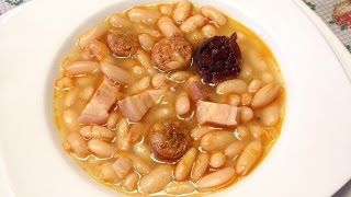 Judías blancas con chorizo [upl. by Yahsat]