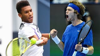 Master de lesiones ¿Alcaraz es mejor que Rafa a los 21 Final de Madrid Rublev vs AugerAliassime [upl. by Enilrae]