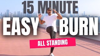 BURN FAT in 15 MINS at HOME BEGINNERS FRIENDLY [upl. by Earissed756]