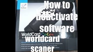 How to deactivate worldcard software [upl. by Malissia]