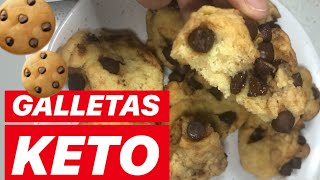 🍪 🍪 🍪 Cómo hacer Galletas Keto de Chocolate  Galletas para Adelgazar [upl. by Cockburn]