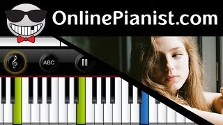 Birdy  People Help the People Cherry Ghost  Piano Tutorial amp Sheet Easy [upl. by Enelyahs993]