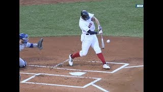 Xander Bogaerts Home Run Swing Slow Motion 2019121 [upl. by Nerehs864]