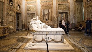 Explore the Borghese Gallery in Rome Italy [upl. by Ecnarwal8]