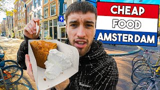 The CHEAPEST Dutch Food Tour of Amsterdam 🇳🇱 [upl. by Irac]