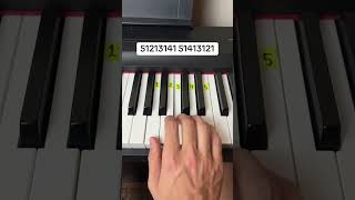 Sound like a Piano Prodigy in 30 Seconds piano tutorial easy [upl. by Lockwood483]