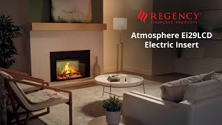 Ei29LCD Premium Electric Insert amp Fireplace  Regency [upl. by Bearnard]