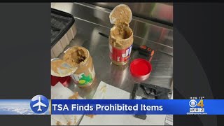 RI man arrested JFK Airport security finds gun parts inside peanut butter jars [upl. by Nnaeirb]