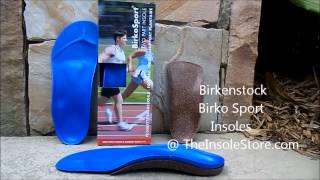 Birkenstock Birko Sport Arch Support Insoles Review  TheInsoleStorecom [upl. by Nuahsed186]