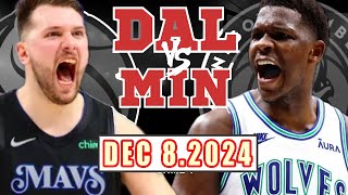 Dallas Mavericks vs Minnesota Timberwolves Full Game Highlights Dec 82024 NBA Season 202425 [upl. by Griselda]