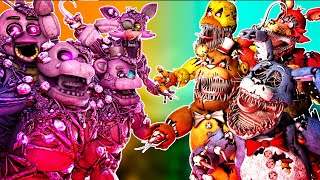 SFM FNaF Demented vs Toxic Animatronics [upl. by Deyes]