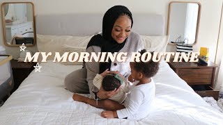 My Morning Routine As a Mom of Two Under 2 [upl. by Abihsat]