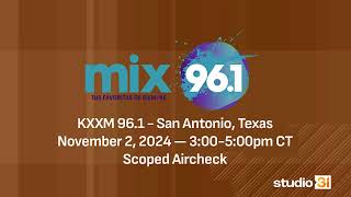 KXXM 961  quotMix 961quot  Scoped Aircheck 1122024 [upl. by Assirram]