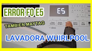 LAVADORA WHIRLPOOL ERROR F0 E5 [upl. by Edualc]