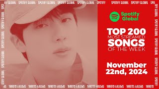 Hits Of The Week  Spotify Top 200 Global Weekly November 22nd 2024 [upl. by Leciram]