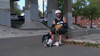 DIY Underpass Skatepark  Razors SL  Aggressive Inline Skate Vlog [upl. by Tinor]