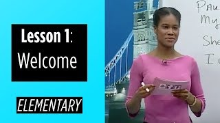 Elementary Levels  Lesson 1 Welcome [upl. by Jerrie]