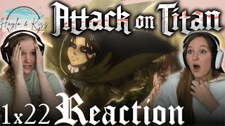 Defeated  ATTACK ON TITAN  Reaction 1X22 [upl. by Alarick]