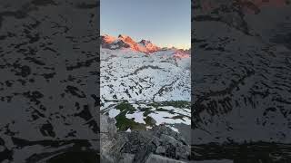 sunset in the mountains of switzerland sonnenuntergang berge wandern alpenglühen gory [upl. by Farley]