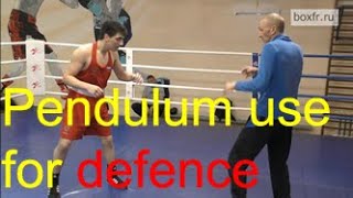 Boxing pendulum as a defence against an aggressive opponent [upl. by Oiramed396]